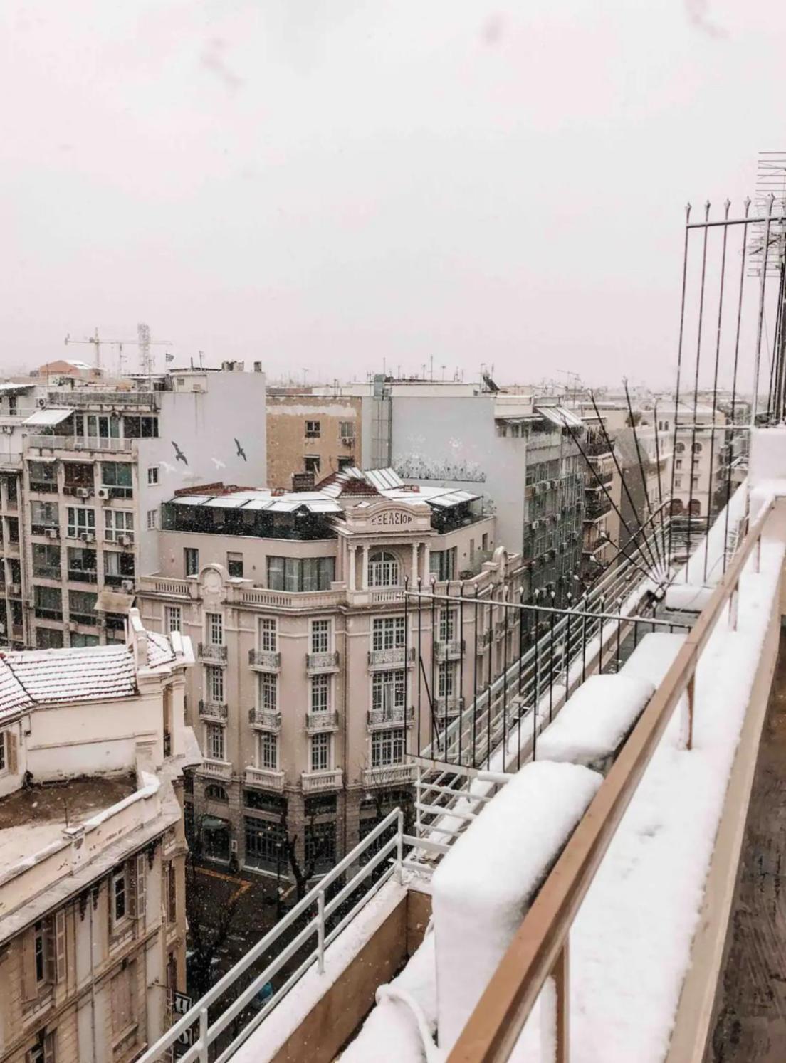 Rooftop Mini Suite-roof Deck-sunbeds-city View * Thessaloniki